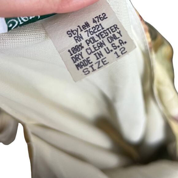 Stephanie Andrews Vintage Floral Maxi Dress Fairycore Cottagecore Size 12 - Picture 12 of 12